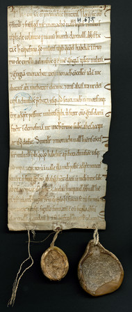 Chirographe scellé de saint Bernard